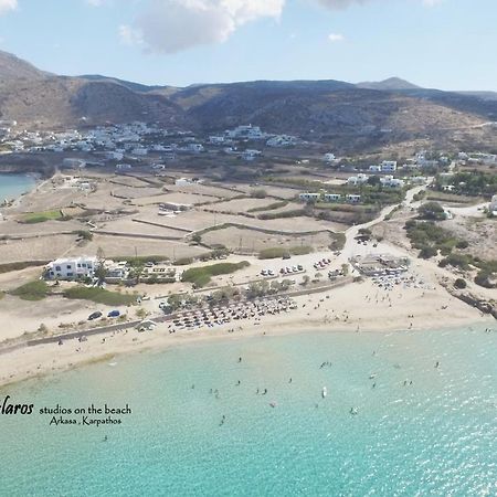 Апартаменты Glaros Luxury Studio On The Beach Аркаса Экстерьер фото