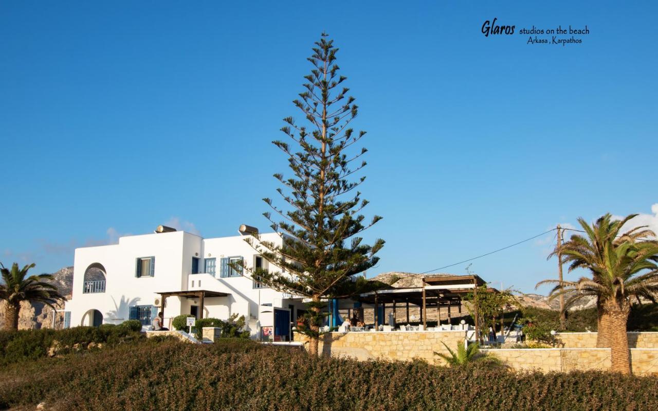 Апартаменты Glaros Luxury Studio On The Beach Аркаса Экстерьер фото