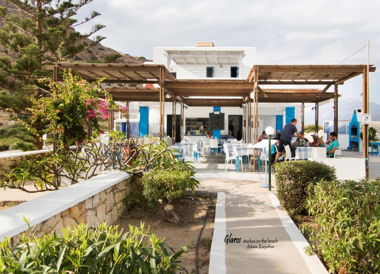 Апартаменты Glaros Luxury Studio On The Beach Аркаса Экстерьер фото