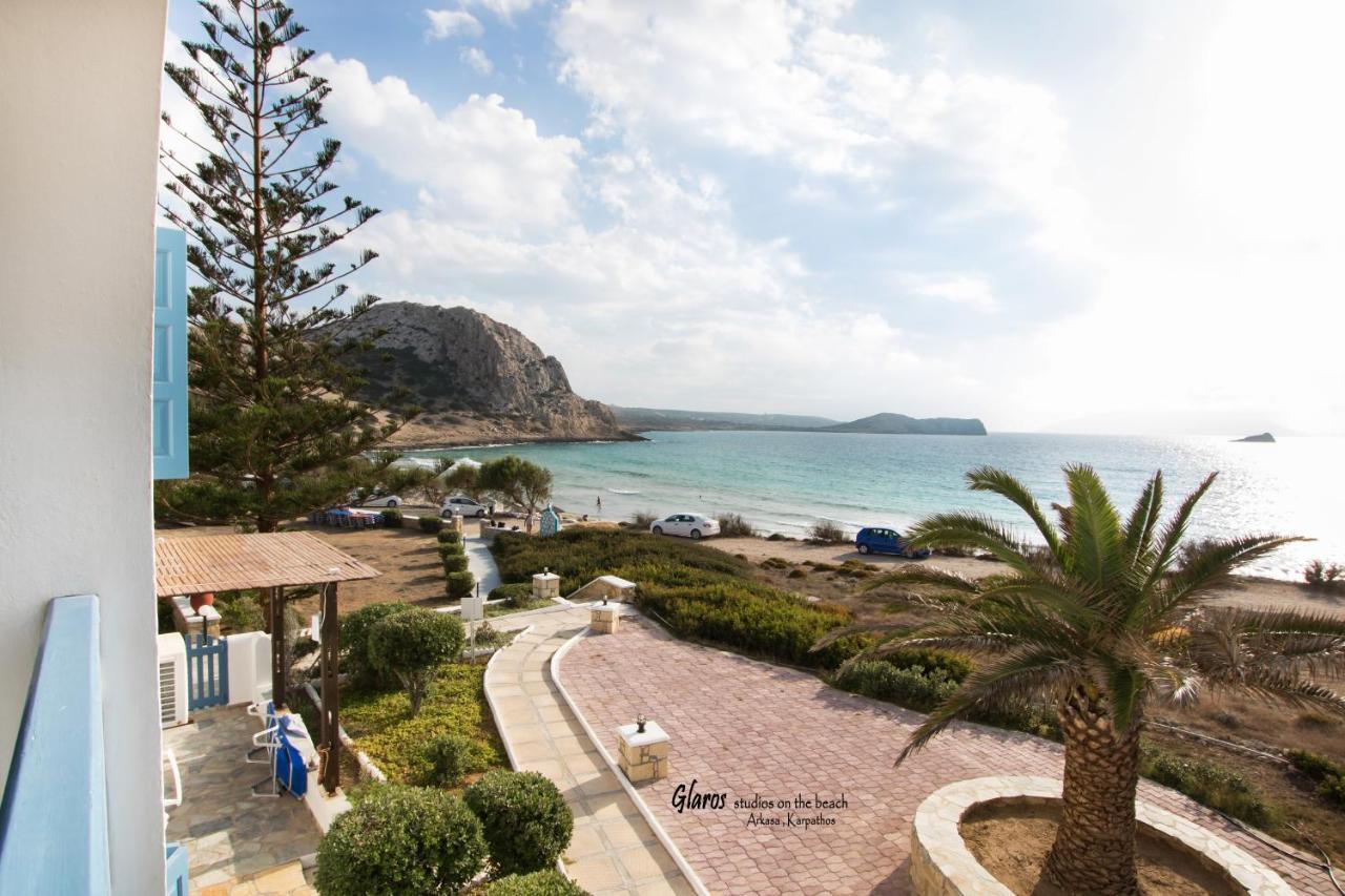 Апартаменты Glaros Luxury Studio On The Beach Аркаса Экстерьер фото